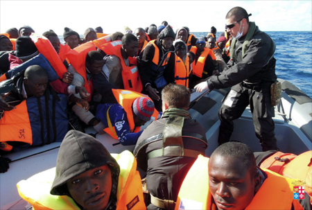 En el marco de la operación Mare Nostrum
